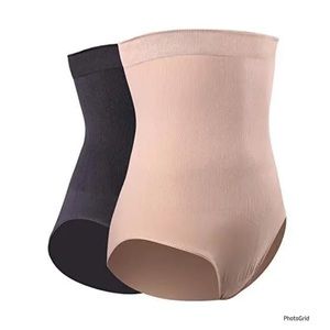 Dream Slim 3X plus size waist brief lot of 2 beige and black NEW